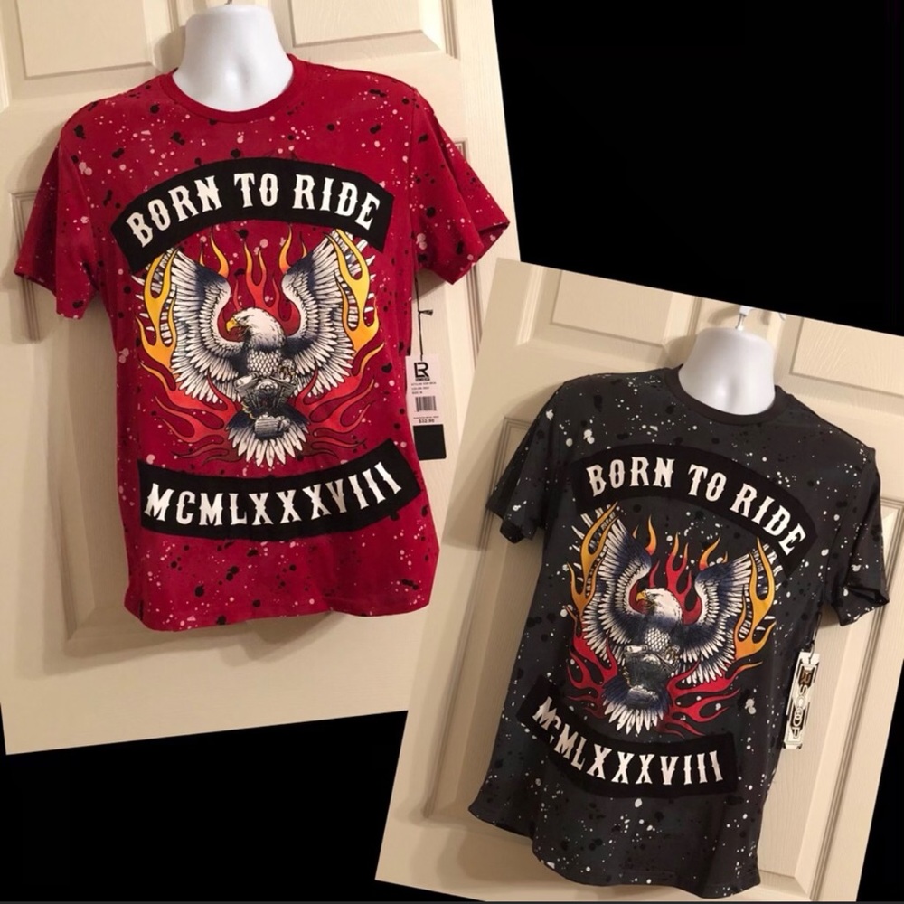LR Scoop “Born to Ride” Graphic T-Shirt